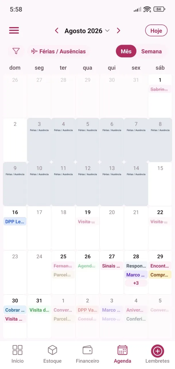 Tela Agenda