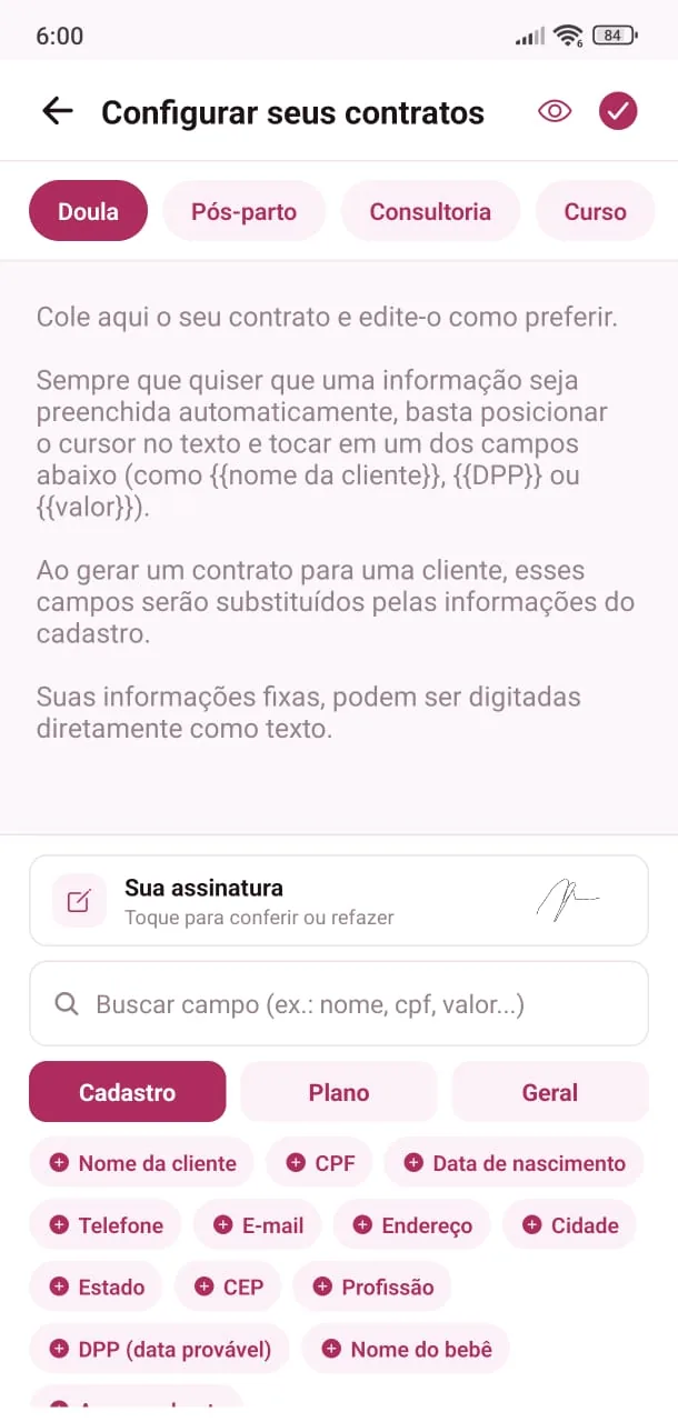 Contrato em PDF